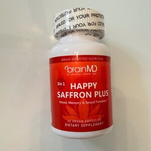Happy Saffron Plus Supplements by Brain MD